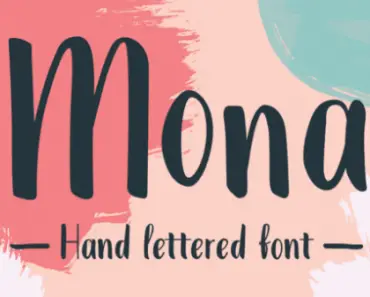 Mona-handdrawn-font