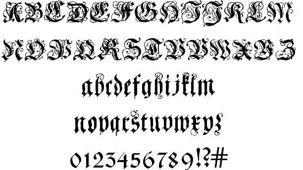 Current Font