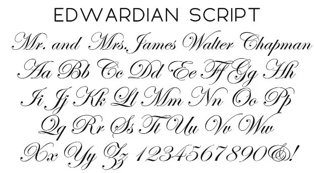 Edwardian Font