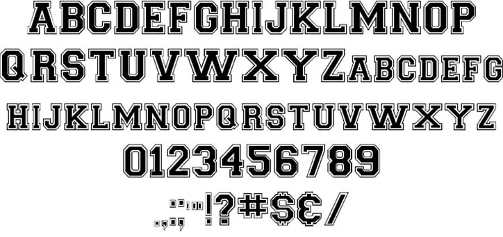 Outline Font