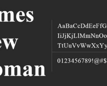 Times New font