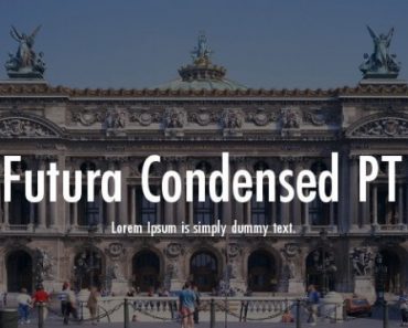 Futura Condensed Font