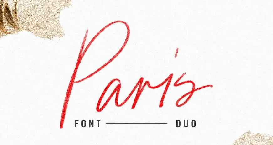 Paris font