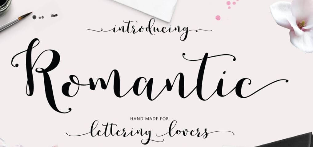 Romantic Font