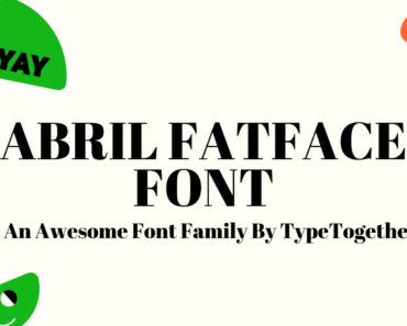 Abril Fatface Font