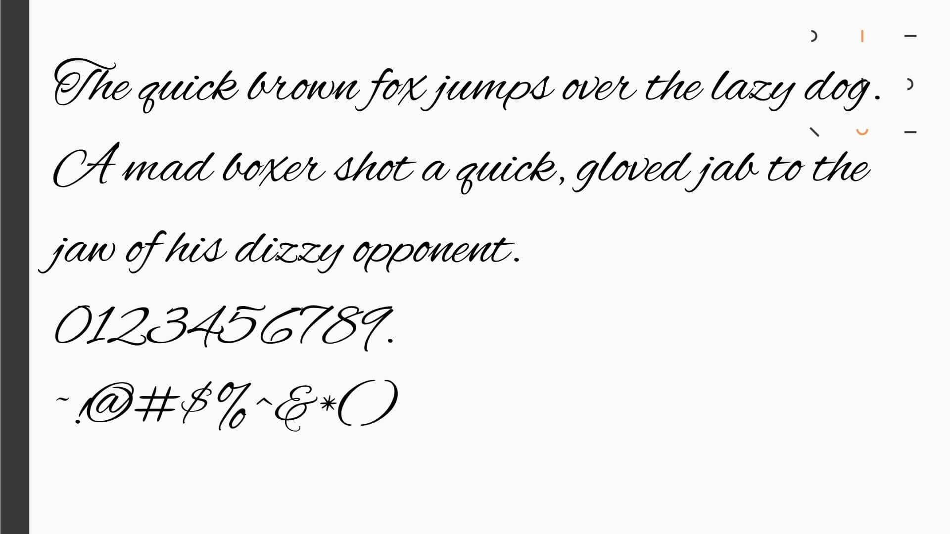 Alex Brush Font View