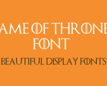 Game of thrones font