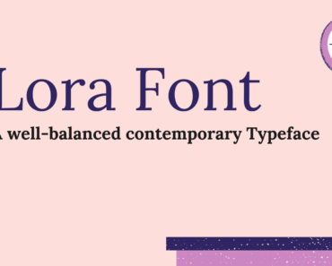 Lora Font