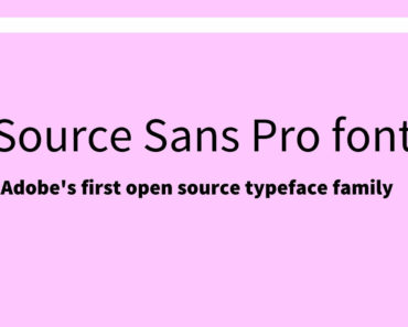 Source Sans Pro Font