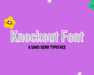 Knockout Font