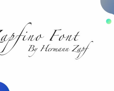 Zapfino Font