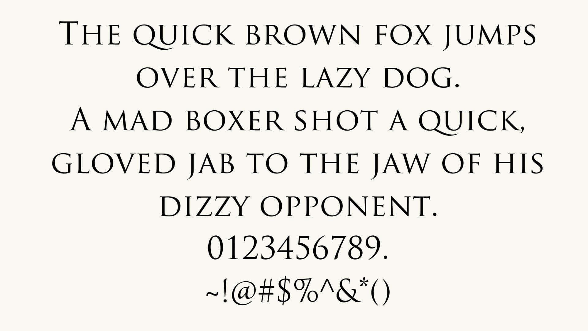 Trajan Pro Font View