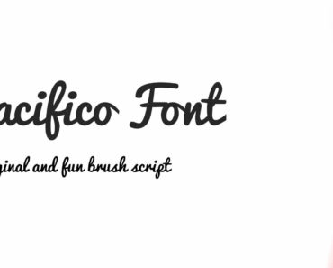 Pacifico Font