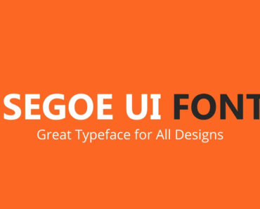 Segoe UI Font