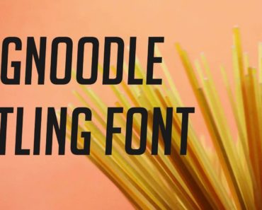 Bignoodle Titling Font