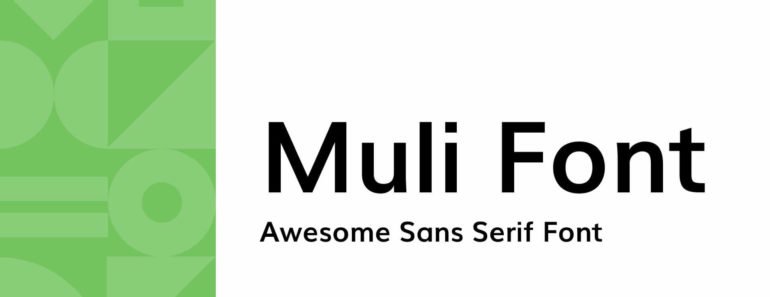 Muli Font