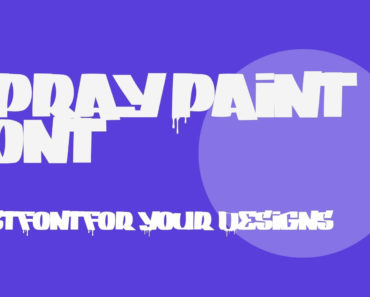 Spray Paint Font