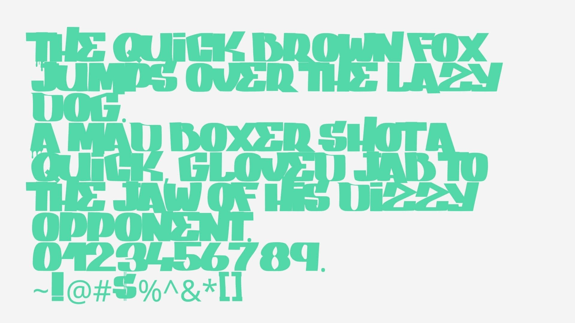 Spray Paint Font View