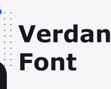 Verdana Font