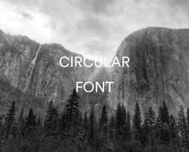 Circular Font