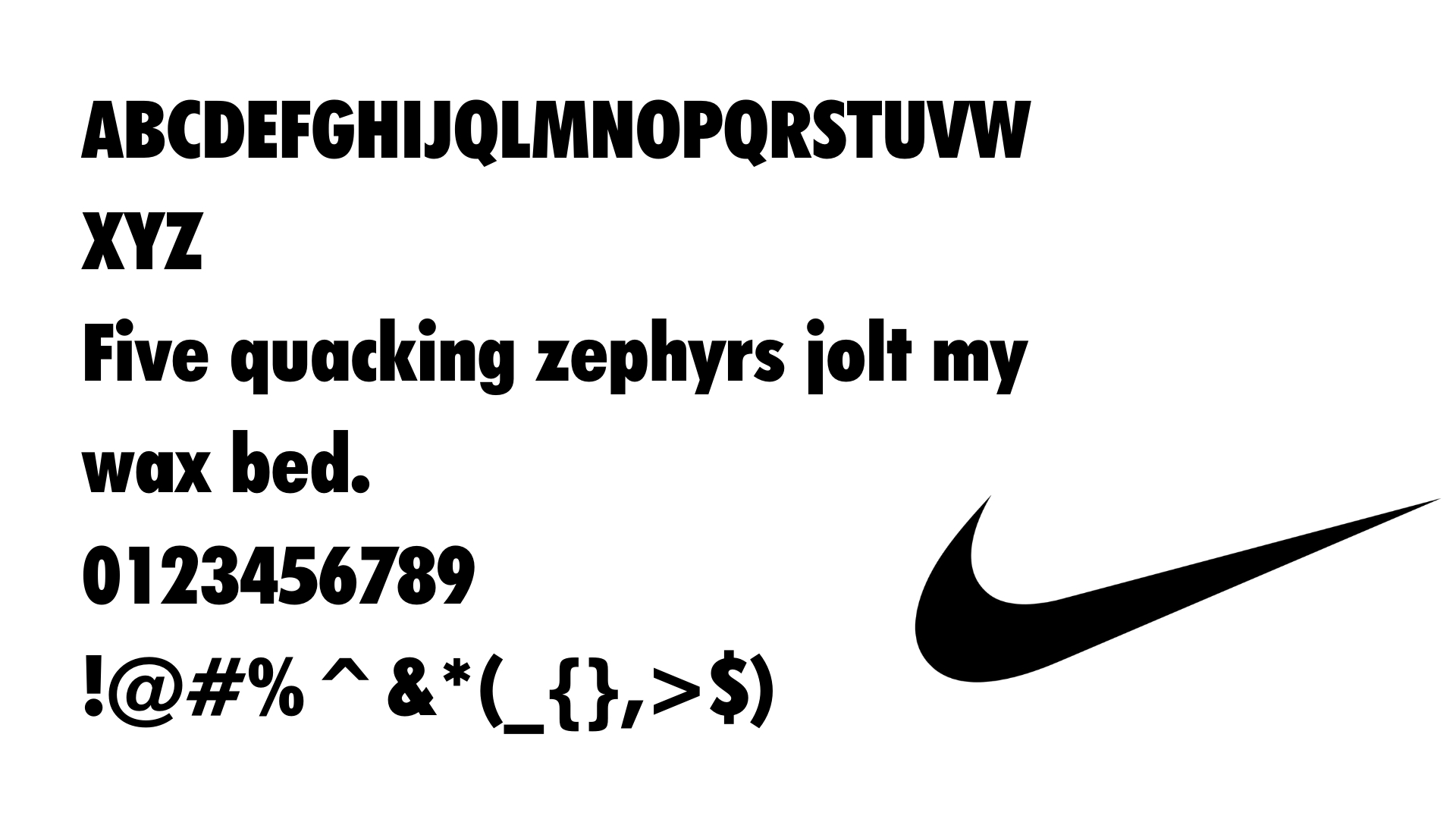 Nike Just Do It Font