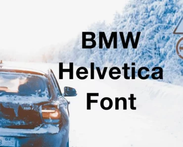 BMW Helvetica Font