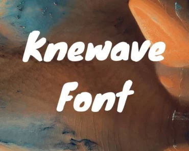 Knewave Font