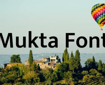 Mukta Font