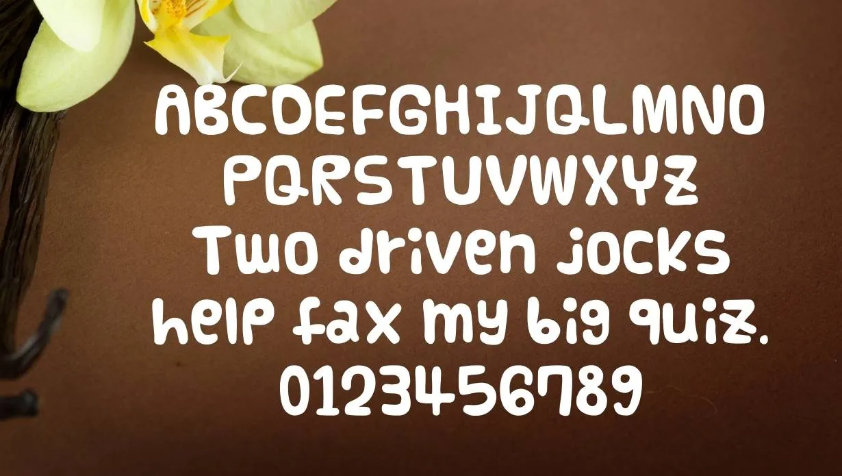 Vanilla Font