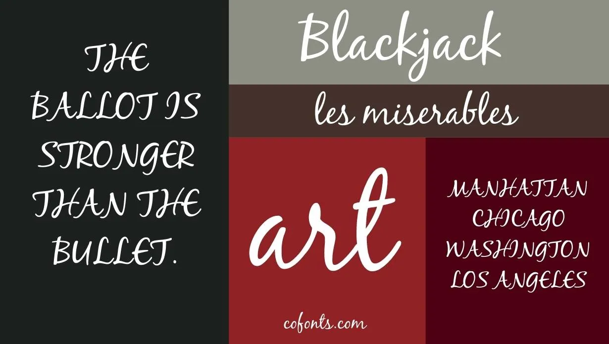 Blackjack Font