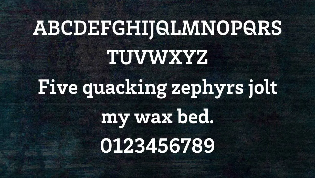 brix slab font