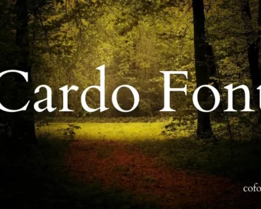 Cardo Font