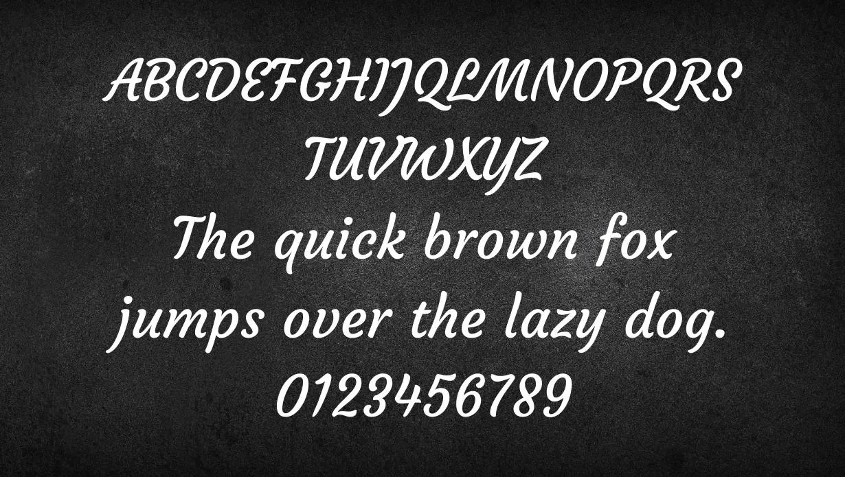 courgette font