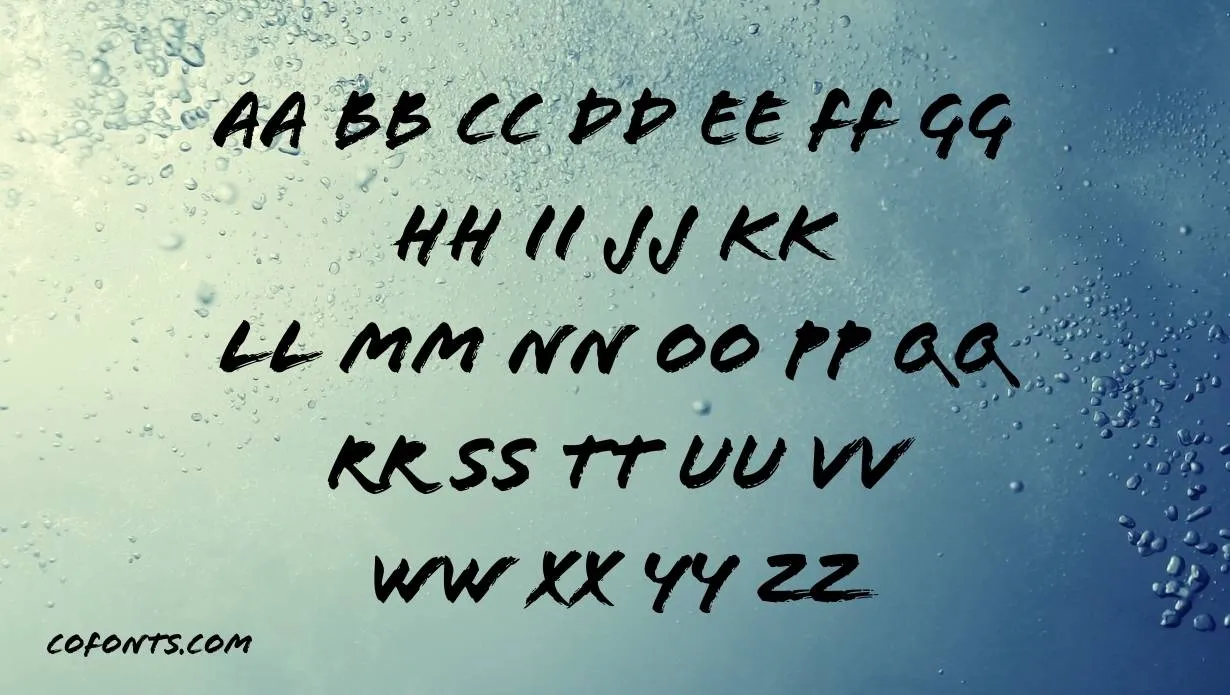 Flood Font