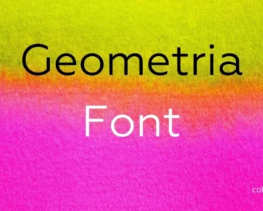 Geometria Font