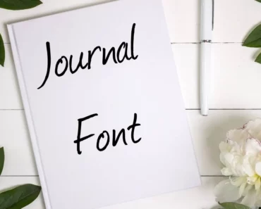 Journal Font