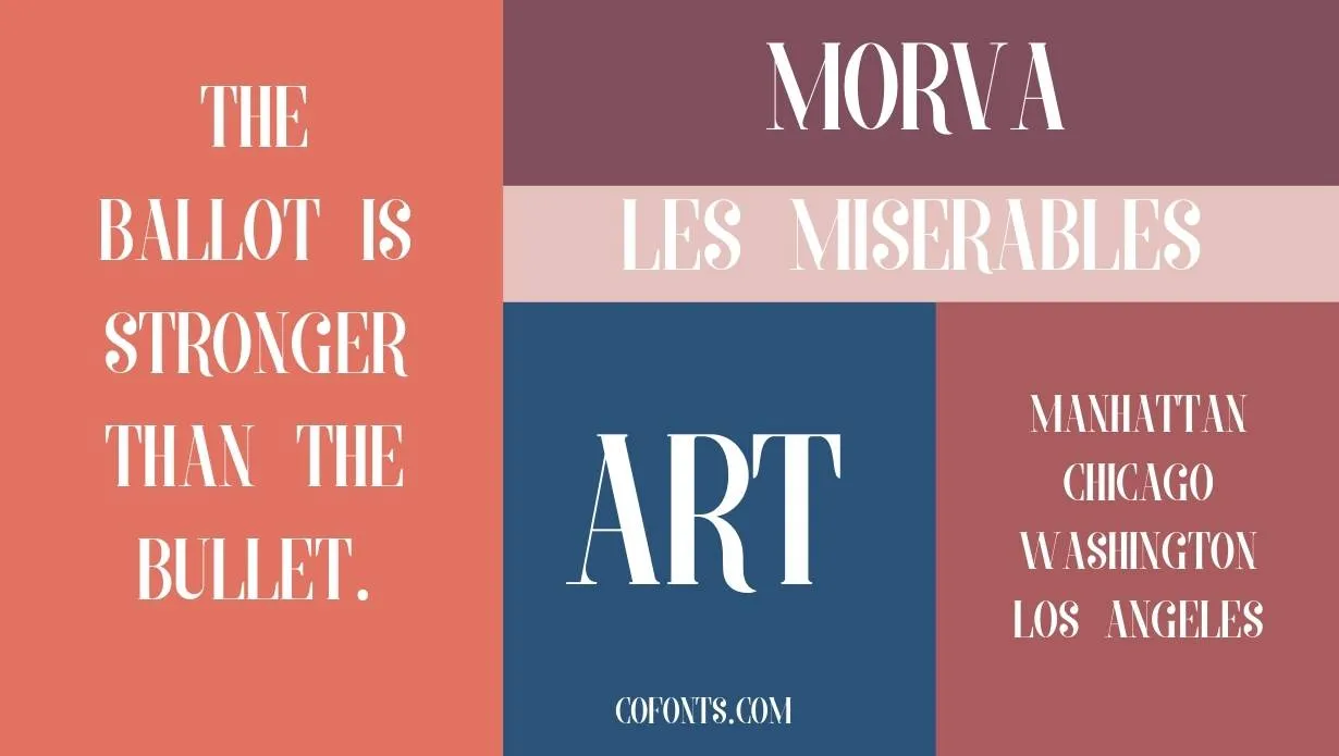 morva font