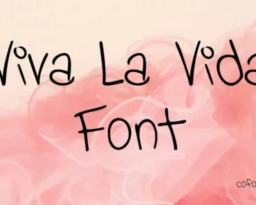 Viva La Vida Font