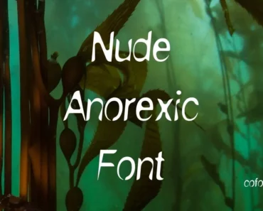 Nude Anorexic Font