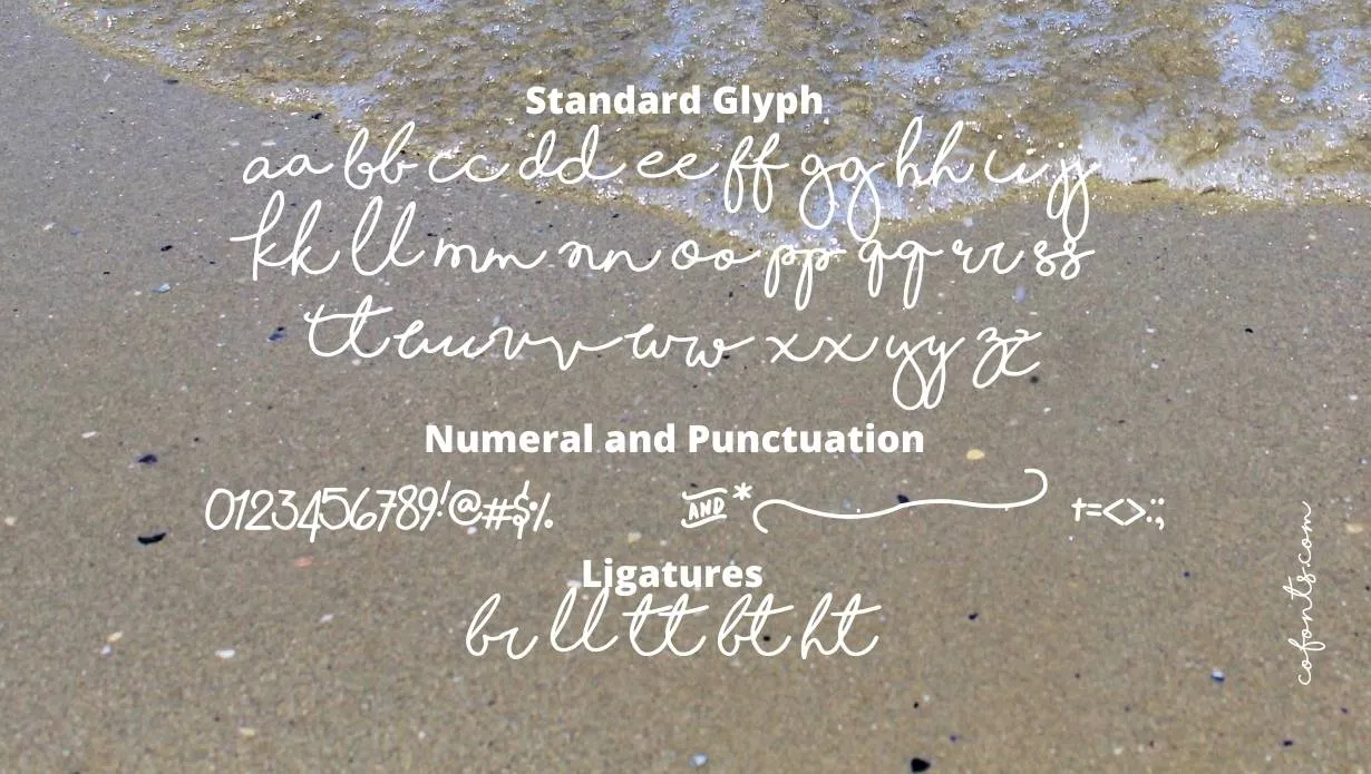 shorelines font