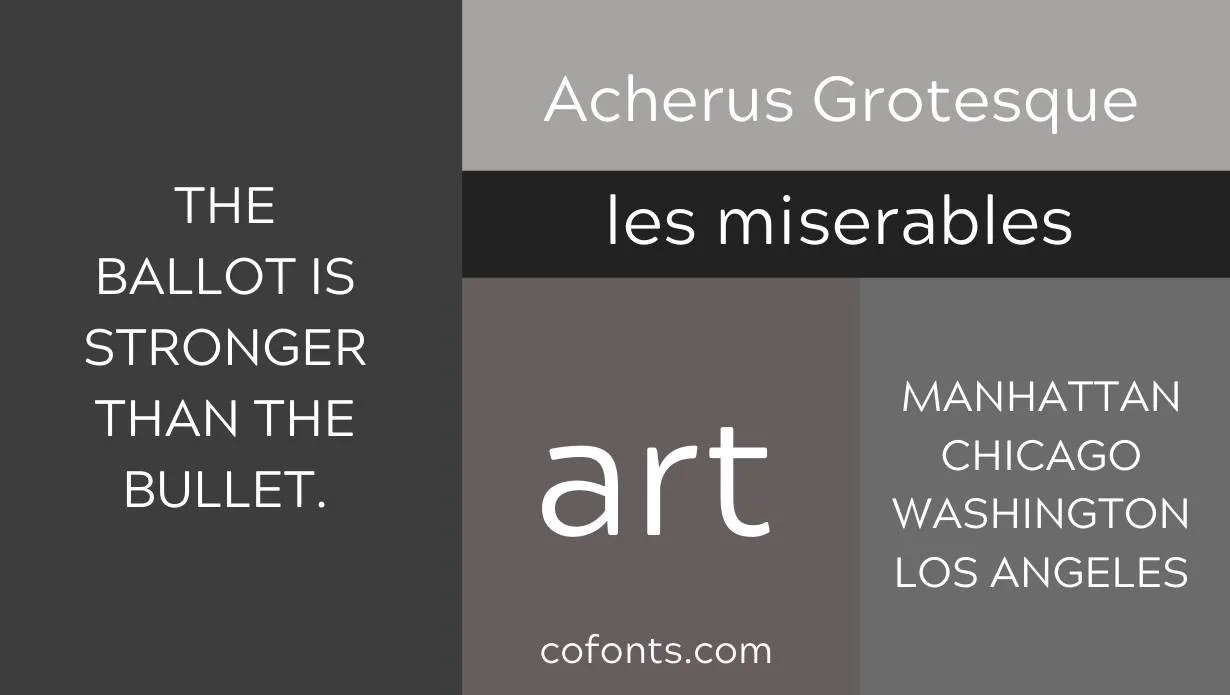 Acherus Grotesque Font