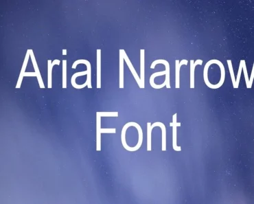 Arial Narrow Font