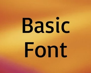 Basic Font