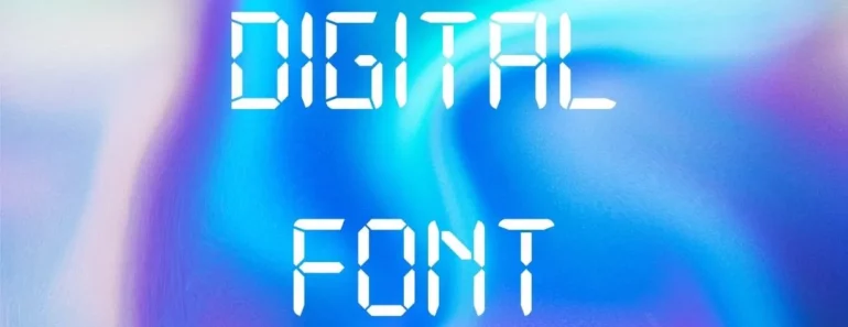 Digital Font