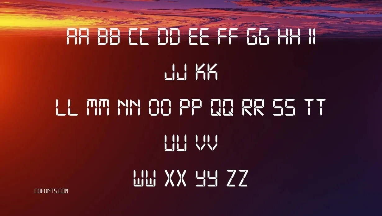 Digital Font