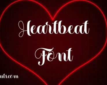 Heartbeat Font