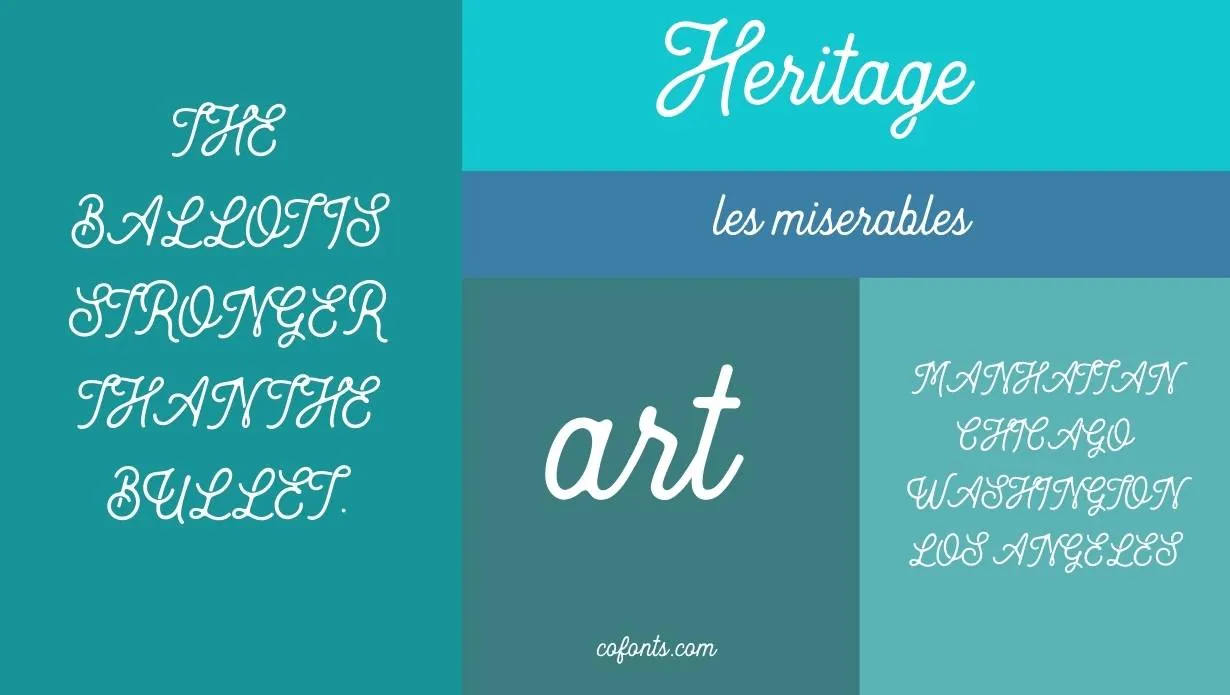 Heritage Font