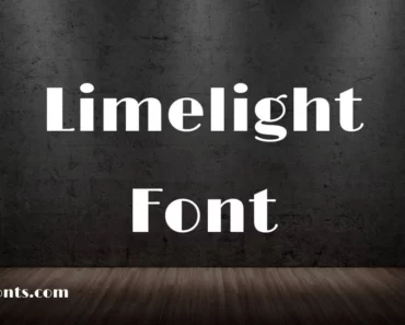 Limelight Font