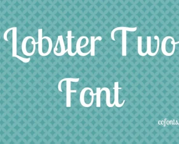 Lobster Two Font