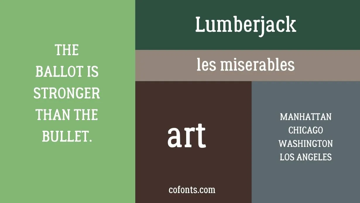 Lumberjack Font